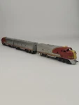 Vintage Tyco Mantua Ho Scale Santa Fe 4015 F7 A-b-a Diesel Loco Set Repair Read!. Fixed Price $24.99.