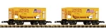 Piko 38950 Scale Up Ore Cars Flag 2-PACK. Fixed Price $159.99.