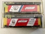 Bachmann Scale Ben Franklin And Declaration Of Independence Boxcars 5201/5204. Fixed Price $26.99.