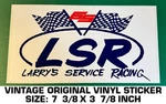 Larry's Service Racing - Vintage Original Vinyl Decal Sticker. Fixed Price $9.41.