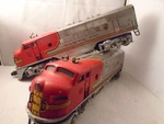 Vintage Lionel Santa Fe 2333-20 Diesel Locomotive Trains (2PK Bundle). Fixed Price $399.18.