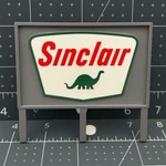 Aristocraft Scale 1:29 Sinclair Oil Billboard Sign Train Layout. Fixed Price $29.99.