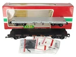 Lgb 44603 Scale White Pass Flatcars W/stakes Ex/box. Fixed Price $97.75.