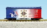 Usa Trains G Scale R16000 Purposes Of The Constitution Patriotic Box Car. Fixed Price $84.95.