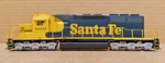 Athearn 89899 Ho Santa Fe SD40 Diesel Locomotive #5005 Dcc Ready. Fixed Price $90.89.
