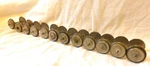 Lgb Aristo Usa Metal Wheels Lot Of 12 Mixed Axles For Trains Scale. Fixed Price $69.99.