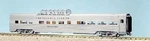 Usa Trains R31019 California Zephyr Vista Dome #4 - Extruded Aluminium, G Scale. Fixed Price $356.35.