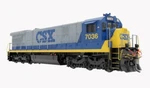 Rapido Ho Scale Csx C30-7 #7041 Dc Version 042015. Fixed Price $221.89.