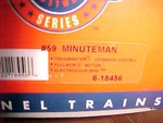 Lionel---# 18456----PWC---# 59,,,,MINUTEMAN--COMMAND. Fixed Price $274.99.