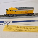 Kato 176-216 Scale Union Pacific Emd F7A Loco. Runs. Made In Japan.. Fixed Price $80.00.