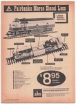 Ahm Magazine 1960S Fairbanks Morse Diesel Loco Reading Railroad Model Train. Fixed Price $11.72.