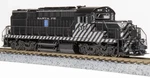 Broadway N-scale 6613 Alco RSD-15, Atsf #810, As-delivered Zebra Stripes. Fixed Price $206.95.
