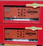 Set Of 2 - Brand New Bachmann Santa Reefers, G Scale, Metal Wheels. Fixed Price $89.99.