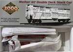 Ho Scale Proto 2000. Mather Double Deck Stock Car. Gsx #4048. Fixed Price $9.95.