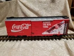 Lgb 42911 Coca-cola Coke "always The Real Thing" Boxcar Scale New W/box. Fixed Price $92.50.