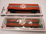 Two Southern Pacific 51187 Bachmann Ho-scale Train Car 56' All Door Box. Fixed Price $12.00.