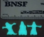 3D Printed Scale Glow The Dark Spooky Ghost Figures Boxcar Willie. Fixed Price $7.99.