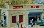 Piko Bill's Auto Body Shop Scale Building Kit #62208 New Box. Fixed Price $172.99.