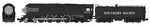 Kato 1260309 Scale 4-8-4 GS-4 Southern Pacific 4445 Postwar Black 126-0309 Dc. Fixed Price $189.95.