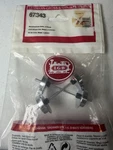 Lgb 67343 Scale Frr Wheel Set Metal 2 Pieces Nib. Fixed Price $30.00.