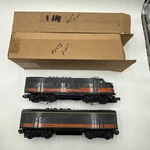 Lionel Postwar Gauge Milwaukee Road F3 Ab Diesel Locomotive Set #2378 - Tested. Fixed Price $1999.99.