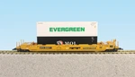Usa Trains Intermodal Flat Car With Containers - R17142 Trailer Tt #2. Fixed Price $239.95.