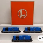 Lionel 6-11843 GP-9 Aba Boston & Maine Diesel Lash-up Set, 2 Powered Dummy Nos. Fixed Price $615.00.