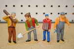 Lgb 5143 Workers Figures *g-scale*. Fixed Price $19.99.