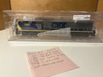 Bachmann Spectrum Ho Ge Dash 8-40CW Csx #7661 Dcc No Outer Box. Fixed Price $115.00.