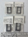 (4) Grandt Line Victorian Arched Ped Window ON30 Unpainted Detail Part 3732. Fixed Price $19.99.