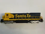 Bachmann Ho Scale 11105 B23/B30-7 Santa Fe 6380 Diesel Locomotive. Fixed Price $45.00.