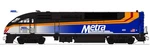 Kato 1766124 N Scale MP36PH Locomotive Chicago Metra #424 Dc, Dcc Ready 176-6124. Fixed Price $106.95.