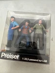 Preiser 45028 22.5 Scale Passengers For Lgb - Delivery Men. Fixed Price $49.25.