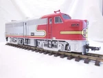 Art 22310-3 Aristocraft Santa Fe FA-1 Alco Loco Road 50C G Scale. Fixed Price $184.95.
