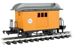Bachmann 97096 Lil Big Hauler Gauge Short Line Baggage Car Yellow Nib. Fixed Price $10.99.