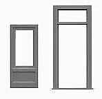 Tichy Trains 8116 Ho Scale Lite Residential Door W/transom &. Fixed Price $9.99.