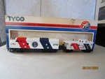 Tyco, Ho, 252-00, F-9 Spirit Diesel & Caboose, Ob.. Fixed Price $30.00.