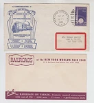 Usa 1940. World Fair New York. Railway Post Office Car Last Day Service. Fixed Price $10.00.