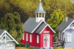 Piko 62243 Little Red School House, Building Kit (g-scale). Fixed Price $184.99.