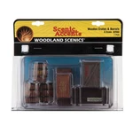 Woodland Scenics A2564 Wooden Crates Barrels - G Scale. Fixed Price $30.99.