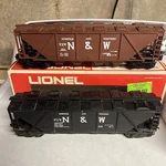 Lionel 9111 + 644625 N/w Hopper Set - Gauge.. Fixed Price $34.95.