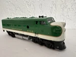 Ho Deluxe Southern Locomotive Life-like 6130 Green Toy Train 4-1. Fixed Price $39.95.
