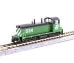 Kato Scale New Emd NW2 Switcher Burlington Northern #543 Dc 176-4378. Fixed Price $103.95.