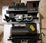 Lgb Scale 23232 0-4-0 Steam Locomotive Chesapeake & Ohio #214. Fixed Price $499.99.