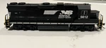 Bachmann Ho Scale, 61117 Norfolk Southern Emd GP38-2 Diesel Locomotive 5612 (dc). Fixed Price $65.00.