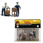 New Woodland Scenics Accents A2555 Figures Dedicated Depot Workers Scale. Fixed Price $35.99.