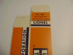 Lionel 681 Steam Turbine Licensed Reproduction Box. Fixed Price $14.95.