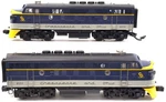 Mth 20-2125-1 C&o F-3 Aa Diesel Engine Set W/PS1 #8010/8011 Ex. Fixed Price $218.39.
