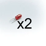Lgb E131219 -2 X Red Plug-in Rear Light Bulb 24 Volts Replaces The Old 68514 Dsa. Fixed Price $6.79.