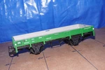 Lgb Spur 4010 Freight Car Niederbordwagen Green 1:22.5 Dc. Fixed Price $40.46.